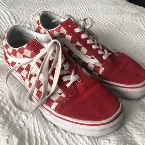 red checkered vans